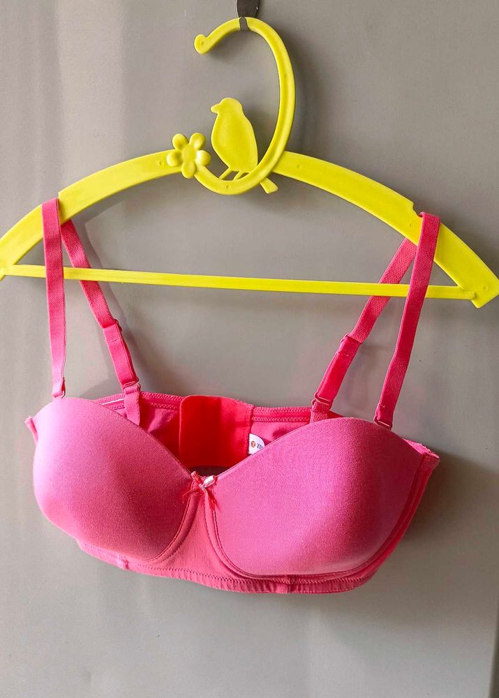 Pretty Pink Multiway Strapless Bra