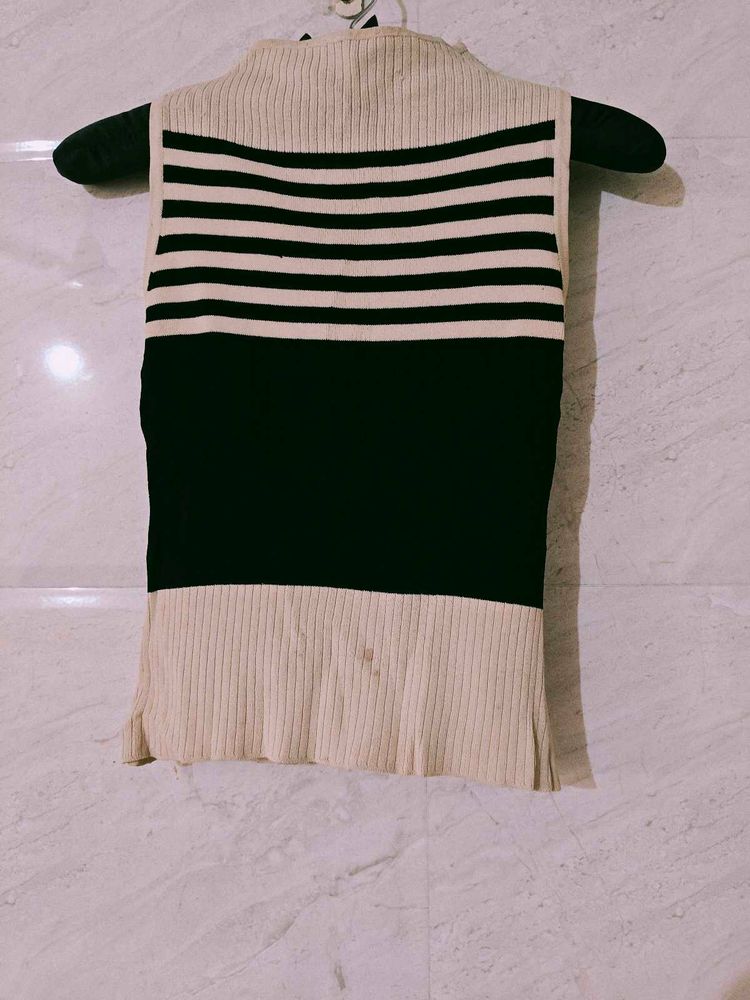 Striped Knit Tank Top