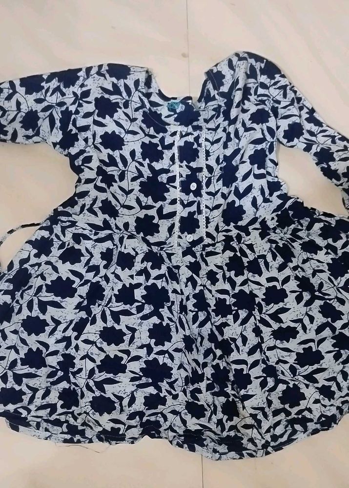 Chic Floral Print Kurta