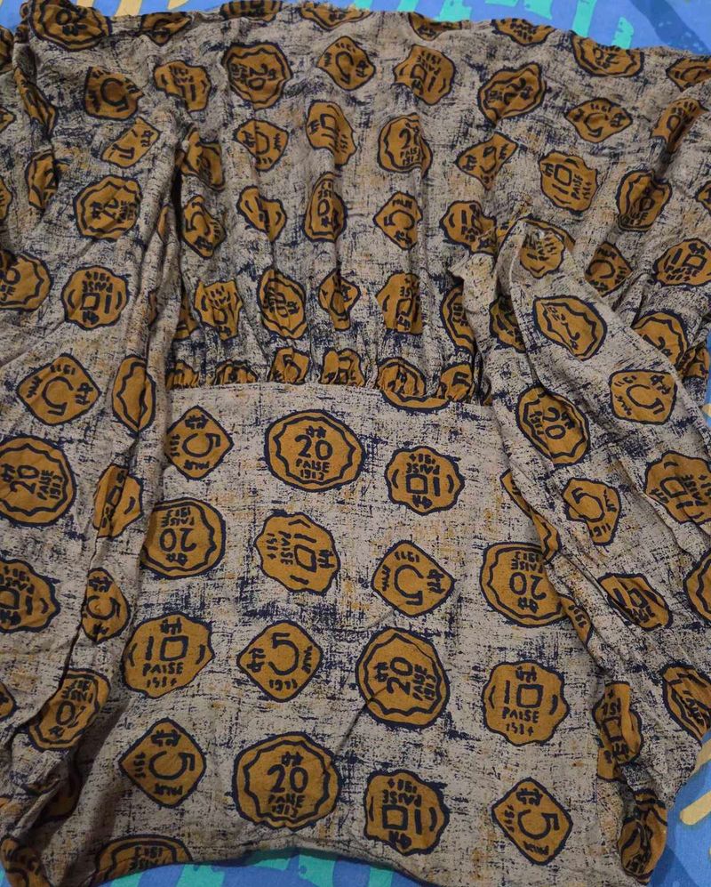 Unique Coin Print Kurta
