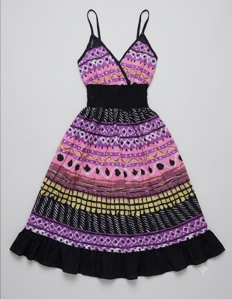 Boho Summer Mini Dress
