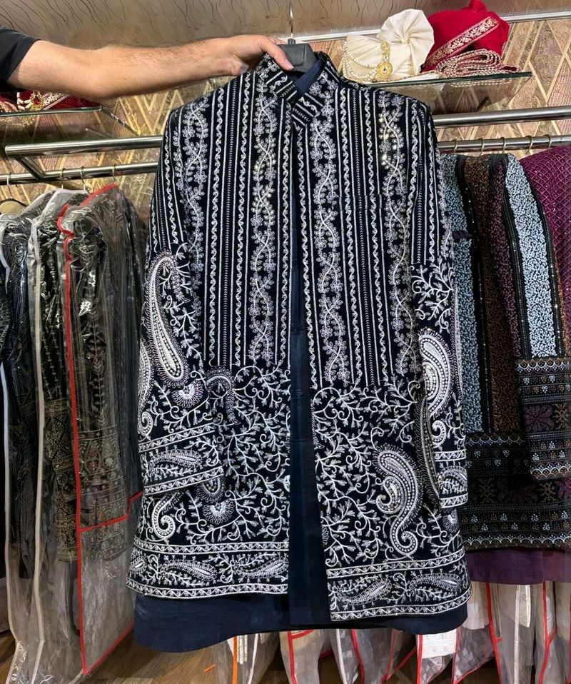 Embroidered Sherwani for Men