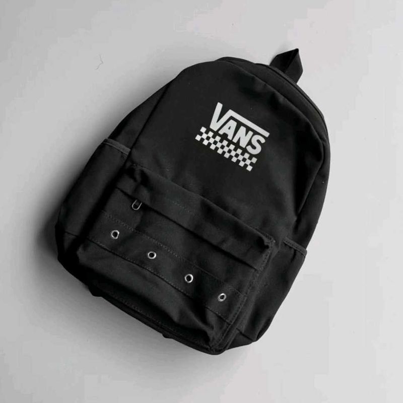 Vans Black Checkerboard Backpack