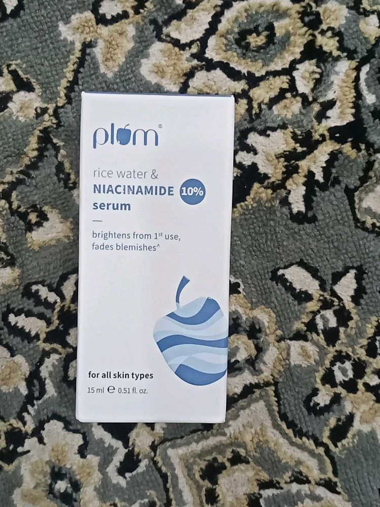 Plum Rice Water &amp; Niacinamide Serum