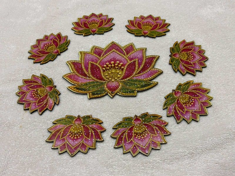 3D Mandala MDF Rangoli Set Of 9