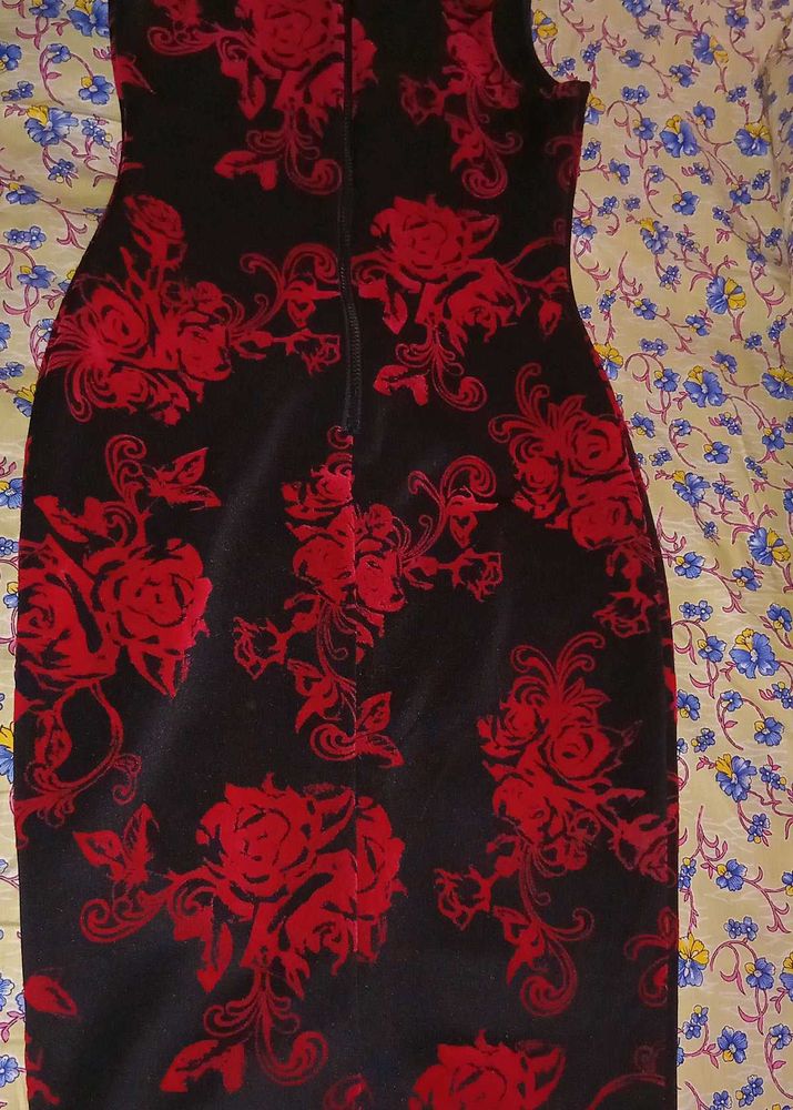 Black And Red Dress