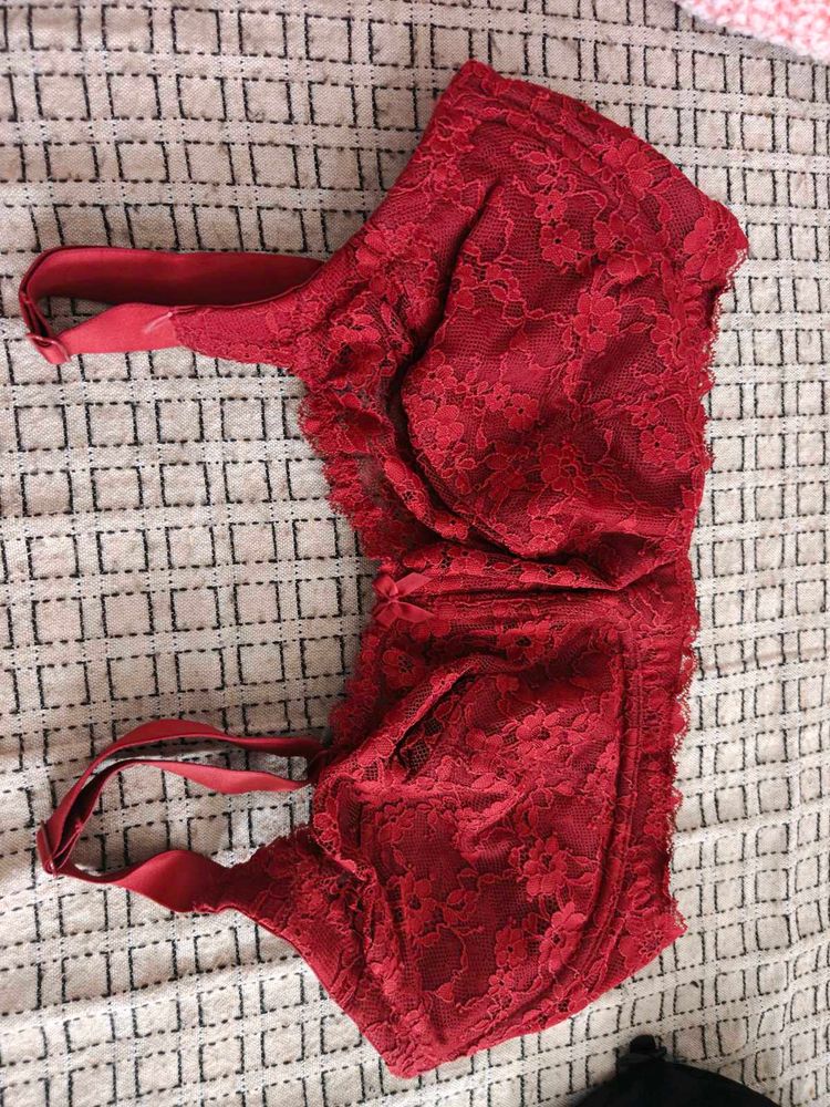 Amante Lace Red Bra
