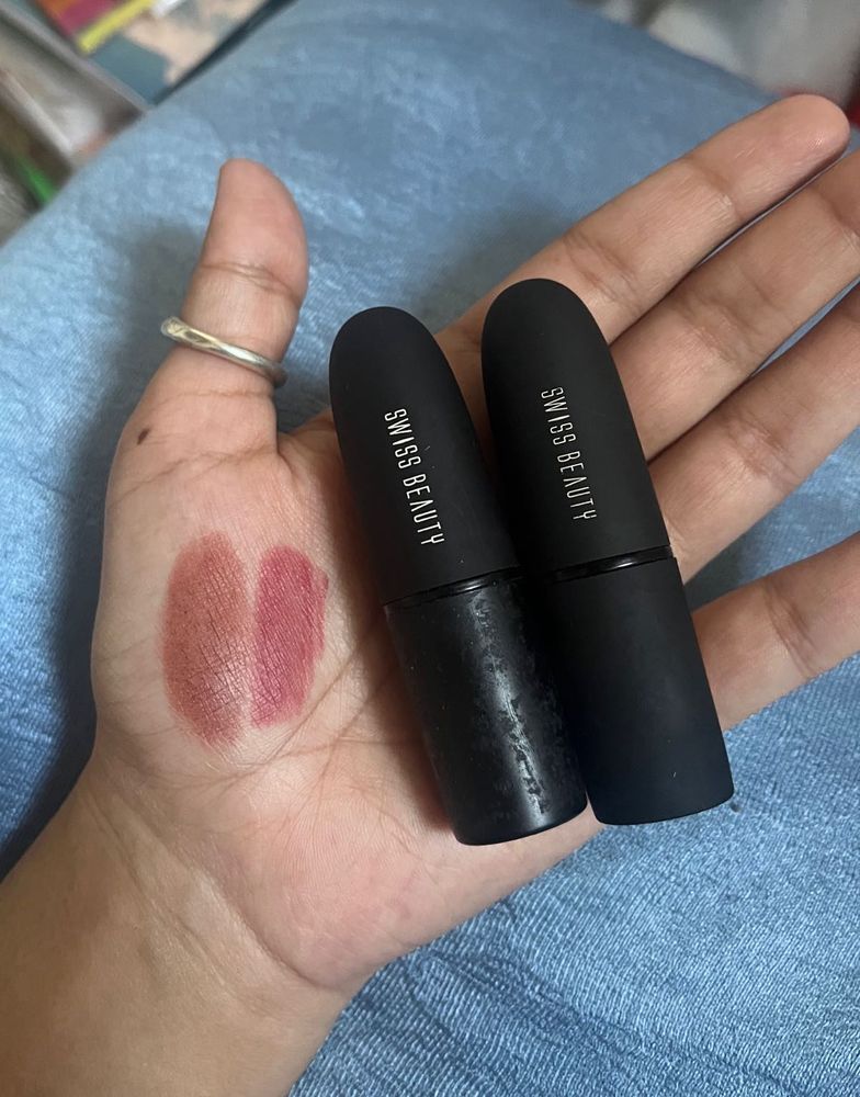 Two Swiss Beauty Lipsticks Set