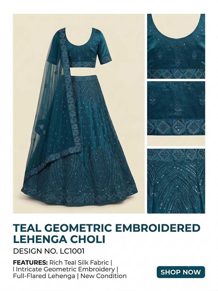 New fully stiched lehenga choli set