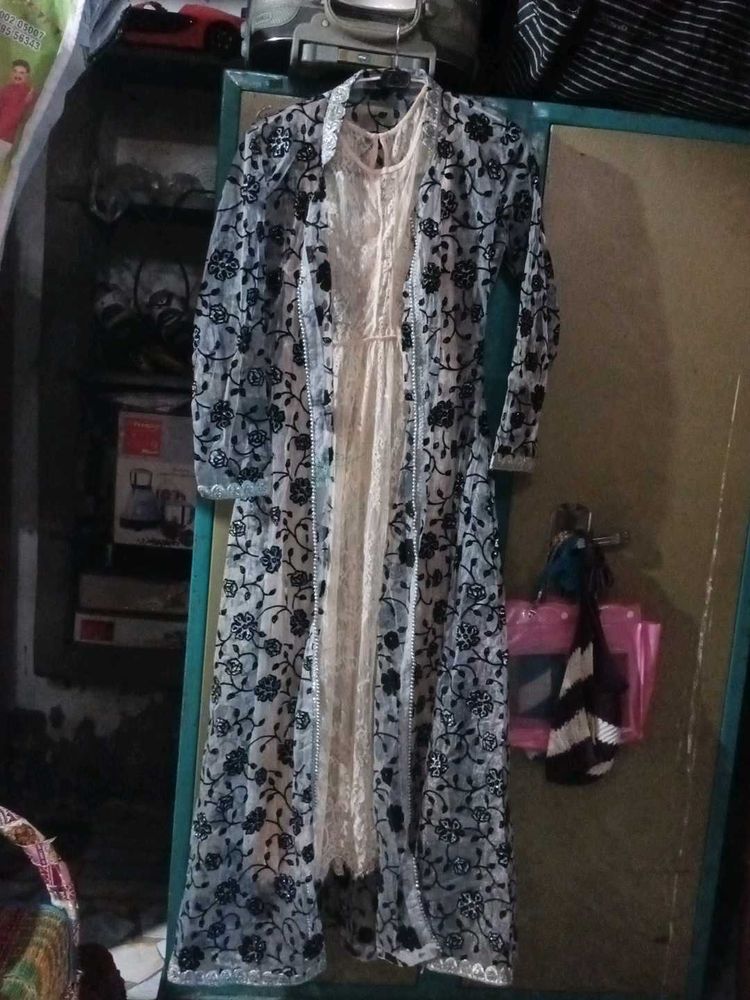 SHEER MAXI SHRUG