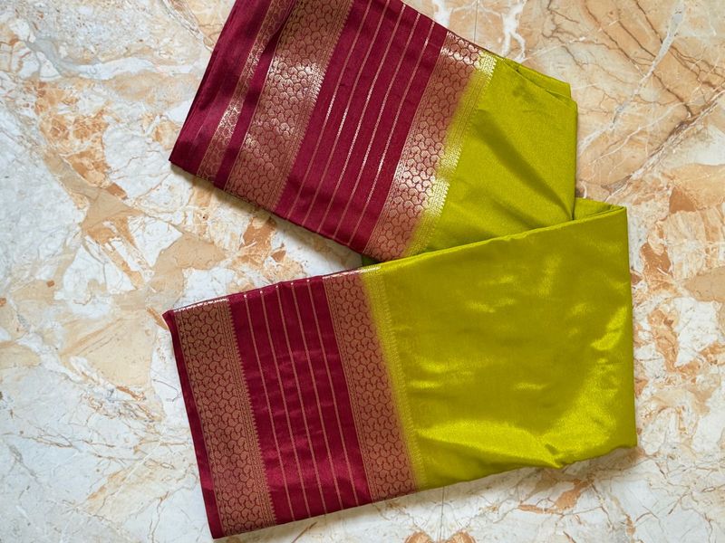 mysore crepe silk saree