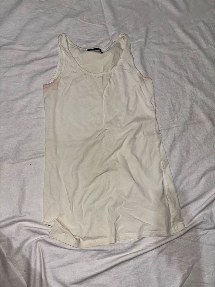 Cream Tank Top