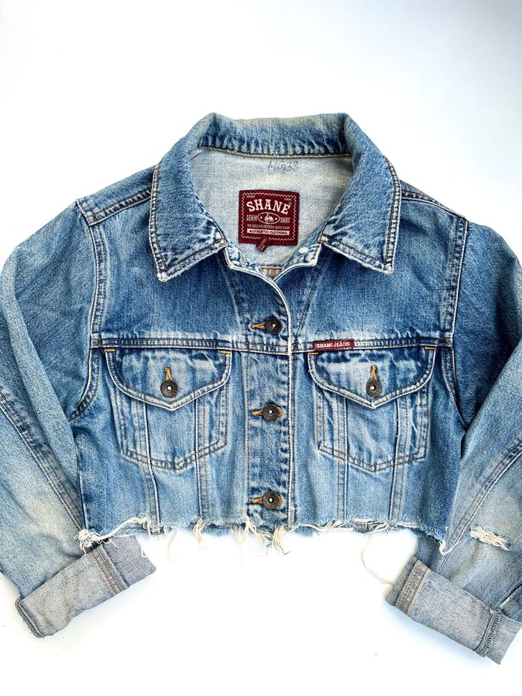 Vintage Cropped Denim Jacket