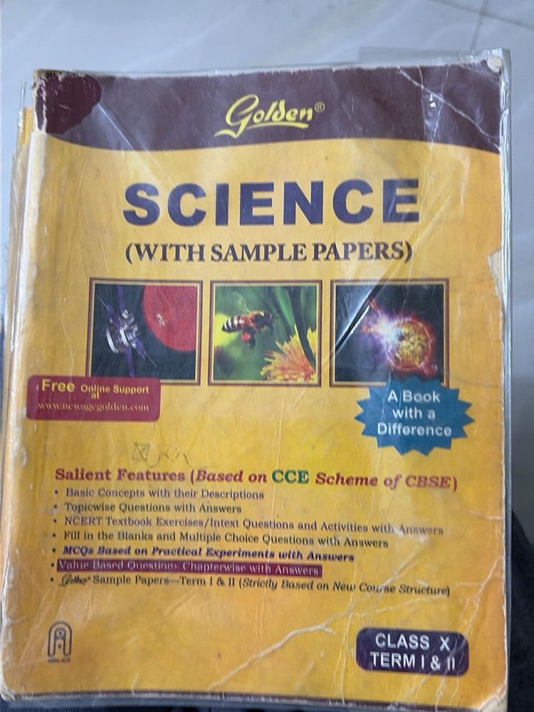 Golden Science Class X Textbook