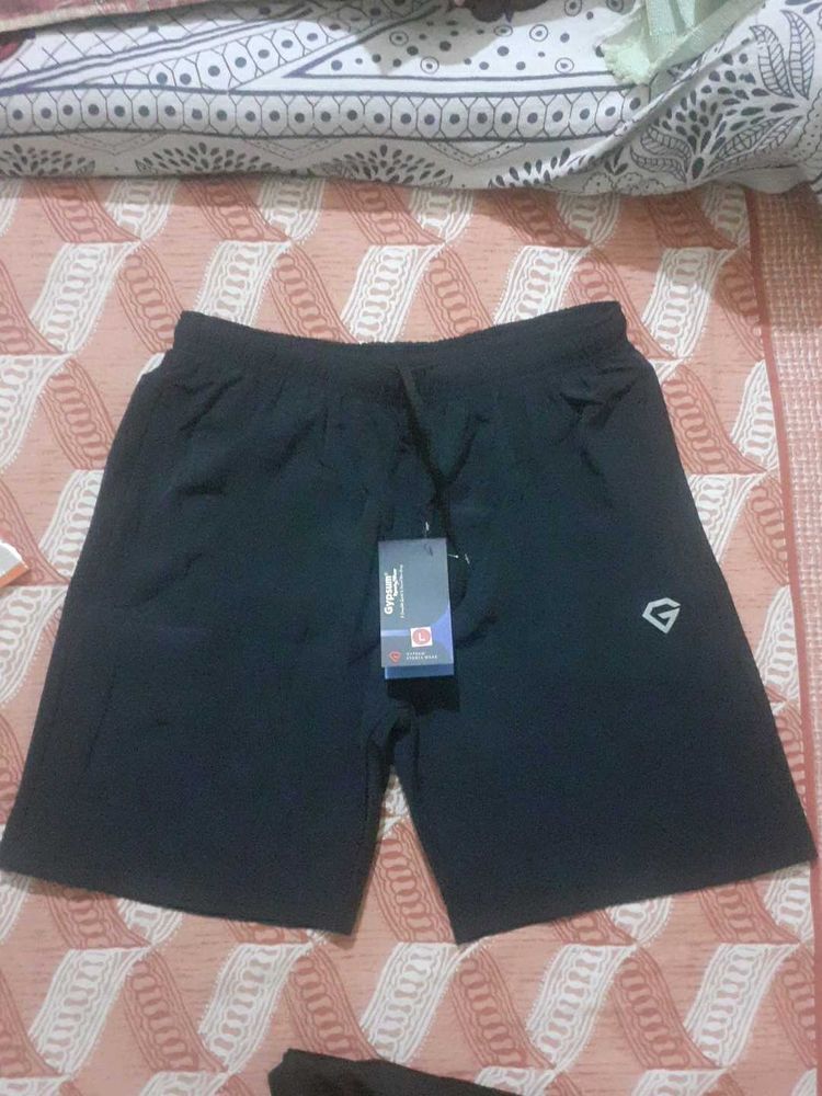 Men's Black Sports Shorts