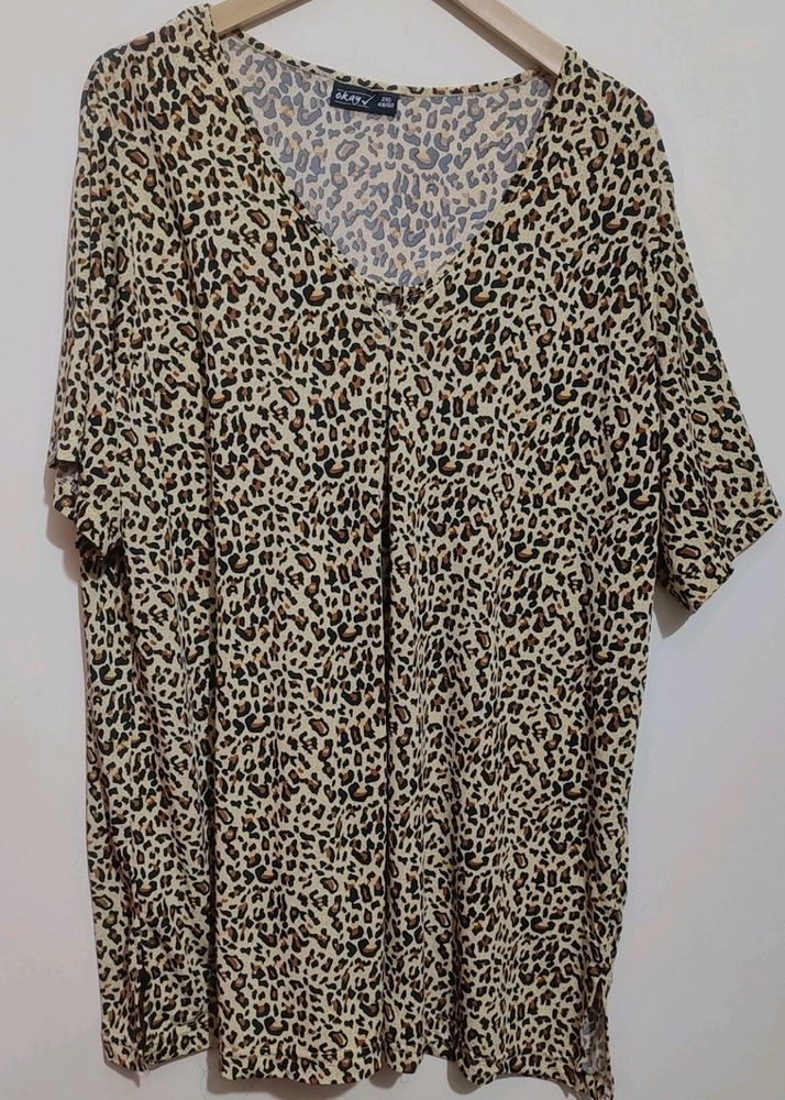 Lion Print Top For Healthy Girl &amp; Woman 46-48 Bust