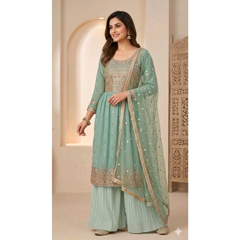 Stunning Embellished Kurta Set