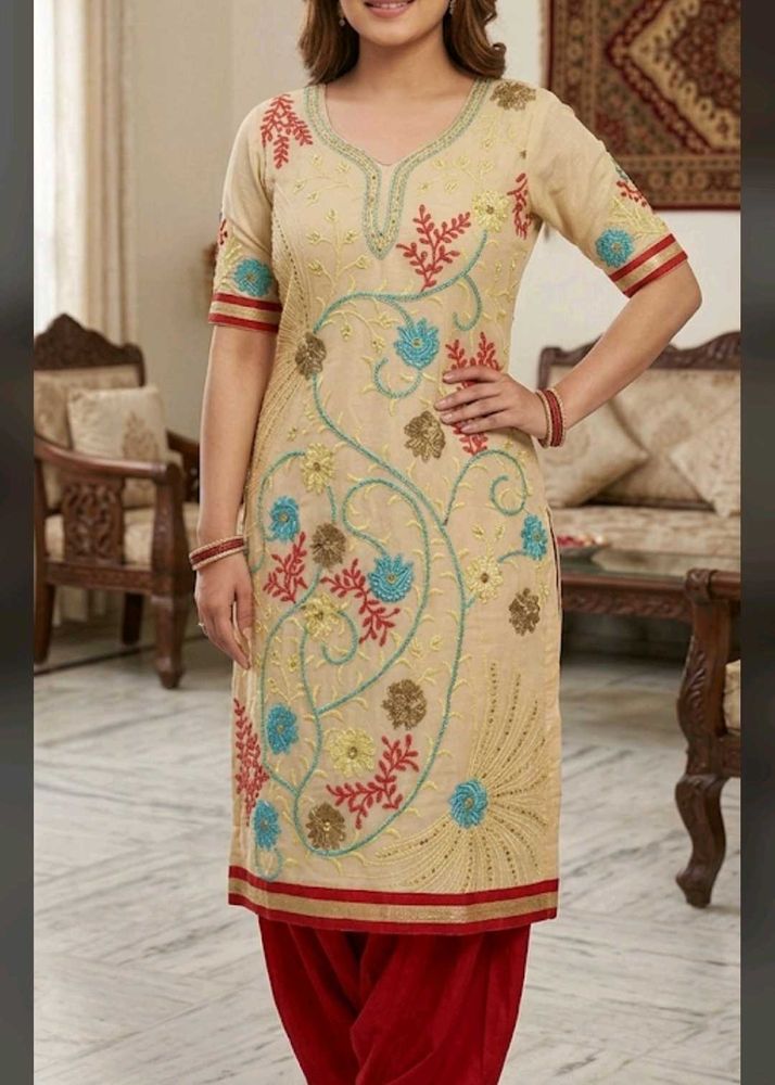 Embroidered Kurta Set