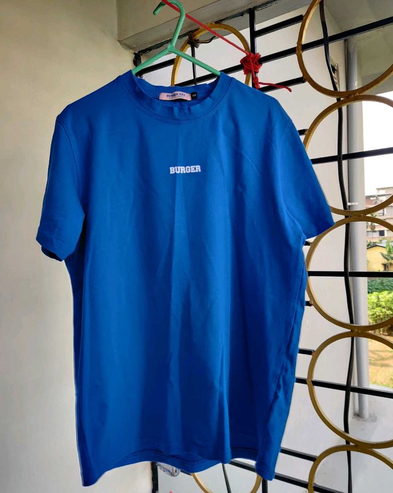 Burgerbae New Tshirt Royal Blue