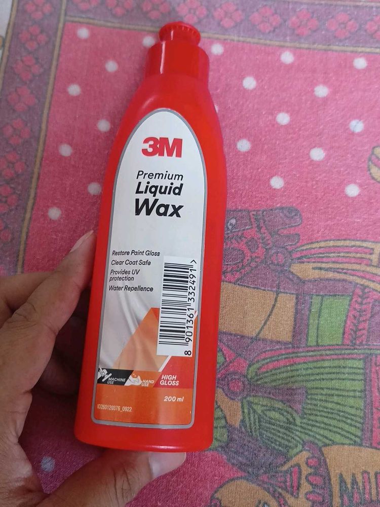 3M  premium liquid Wax and 1 Step finishing Compou