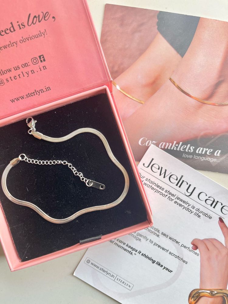 STERLYN Silver Anklet