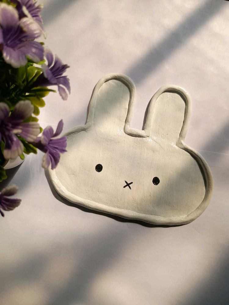 clay Miffy trinket tray glasses holder