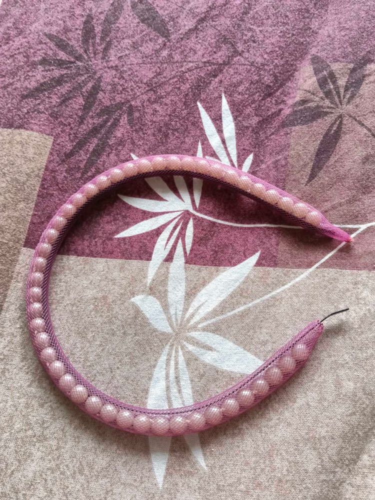 Pink Pearl Embellished Headband