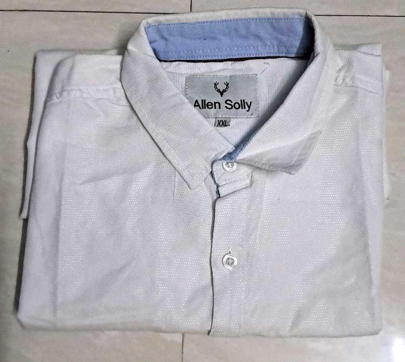 Fabulous Looking White Colour Allen Solly Shirt
