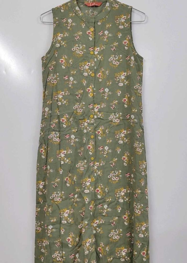 Fusion Floral Print Kurta