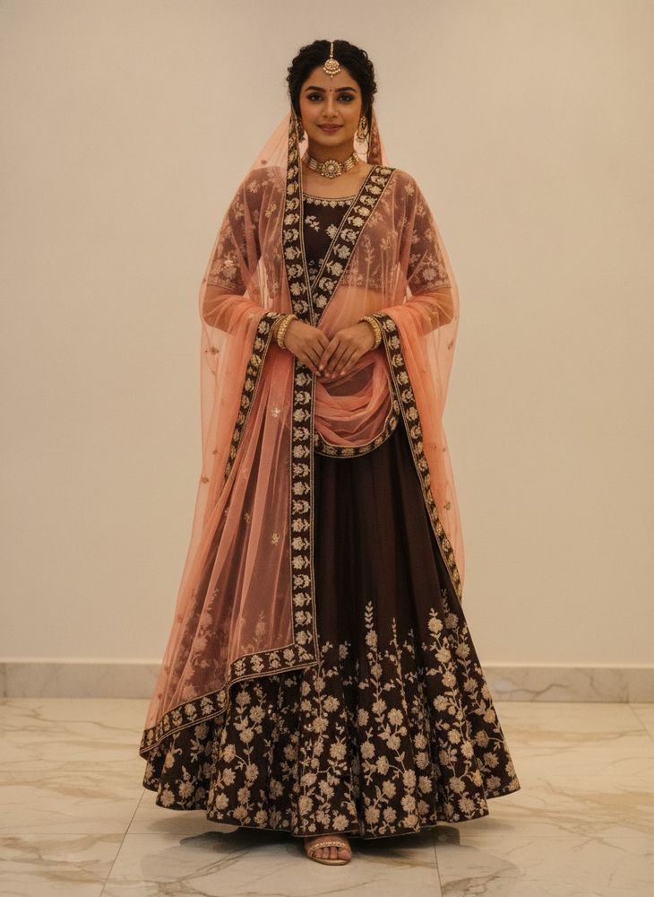Elegant Embroidered Lehenga Choli Set