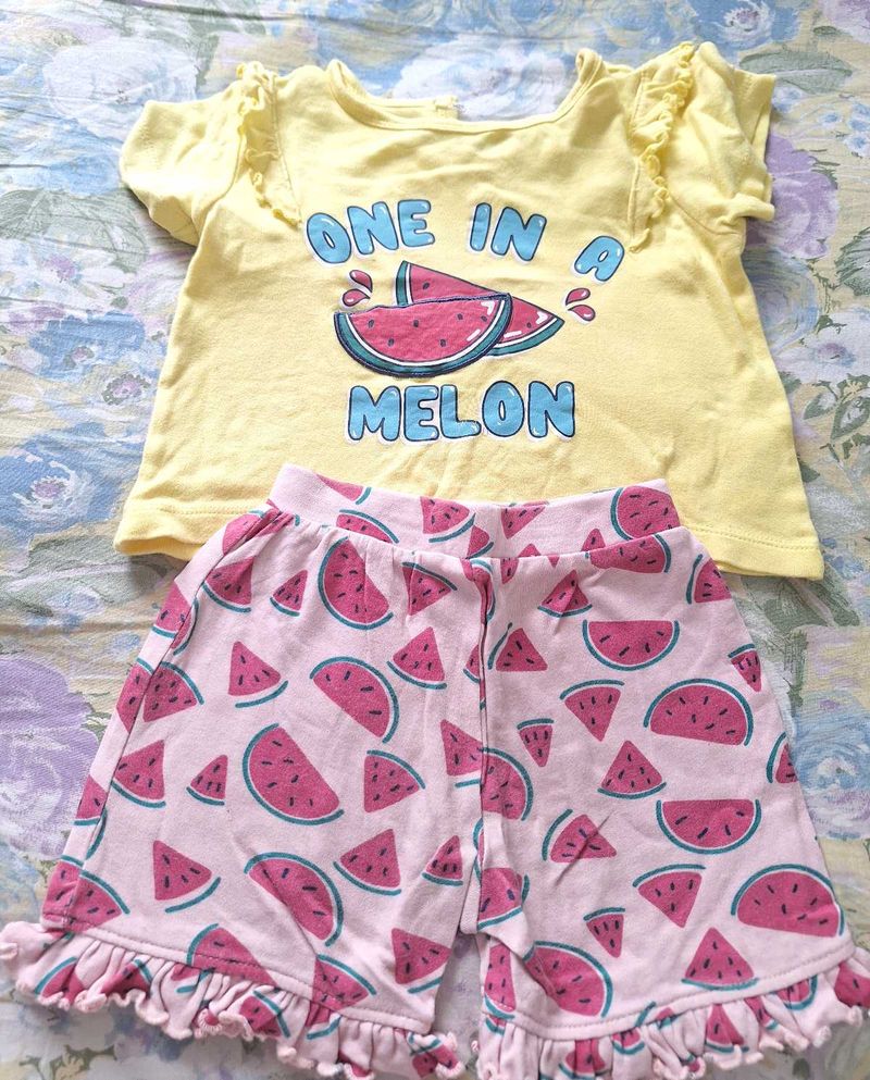 Cute Watermelon Pajama Set