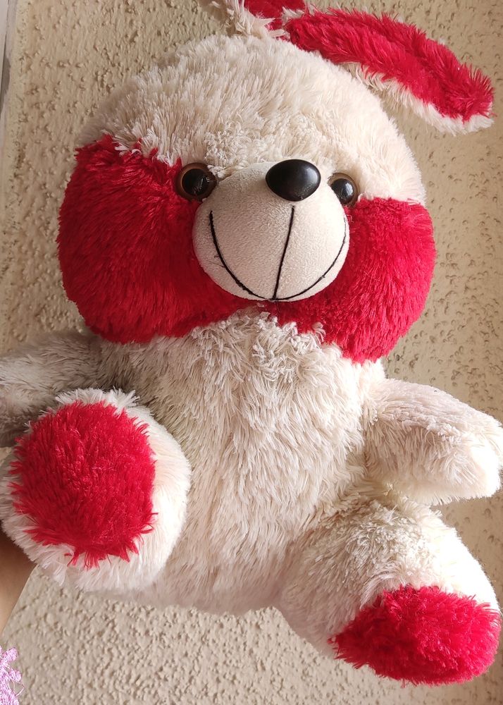 Cute Red And Cream Colour Teddy Bear