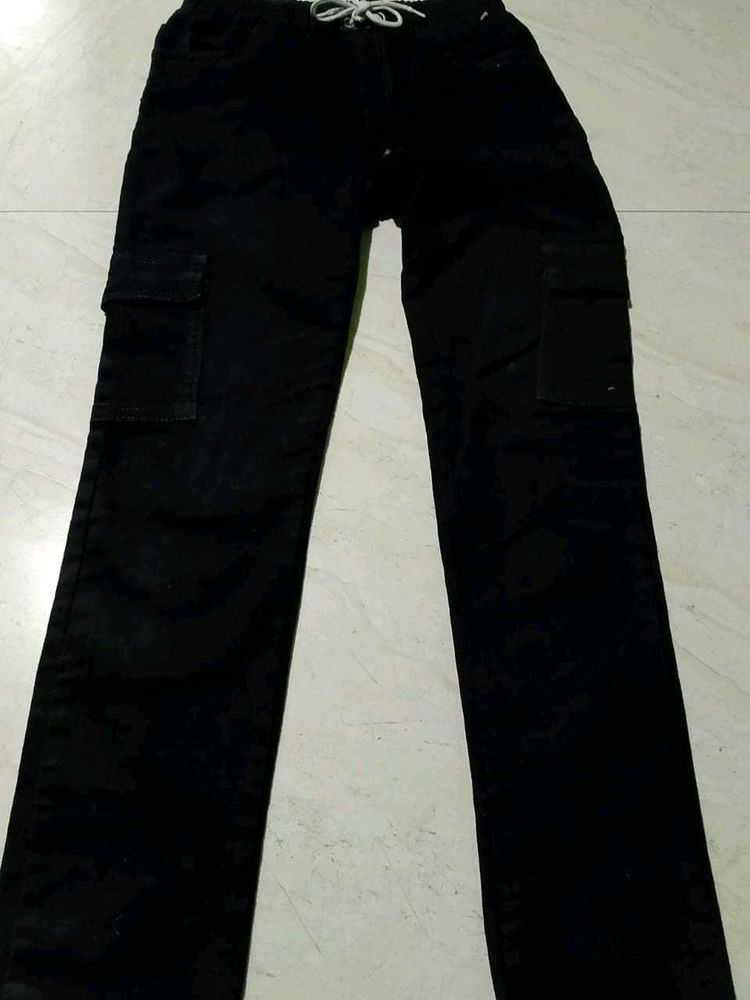 Black Cargo Pants