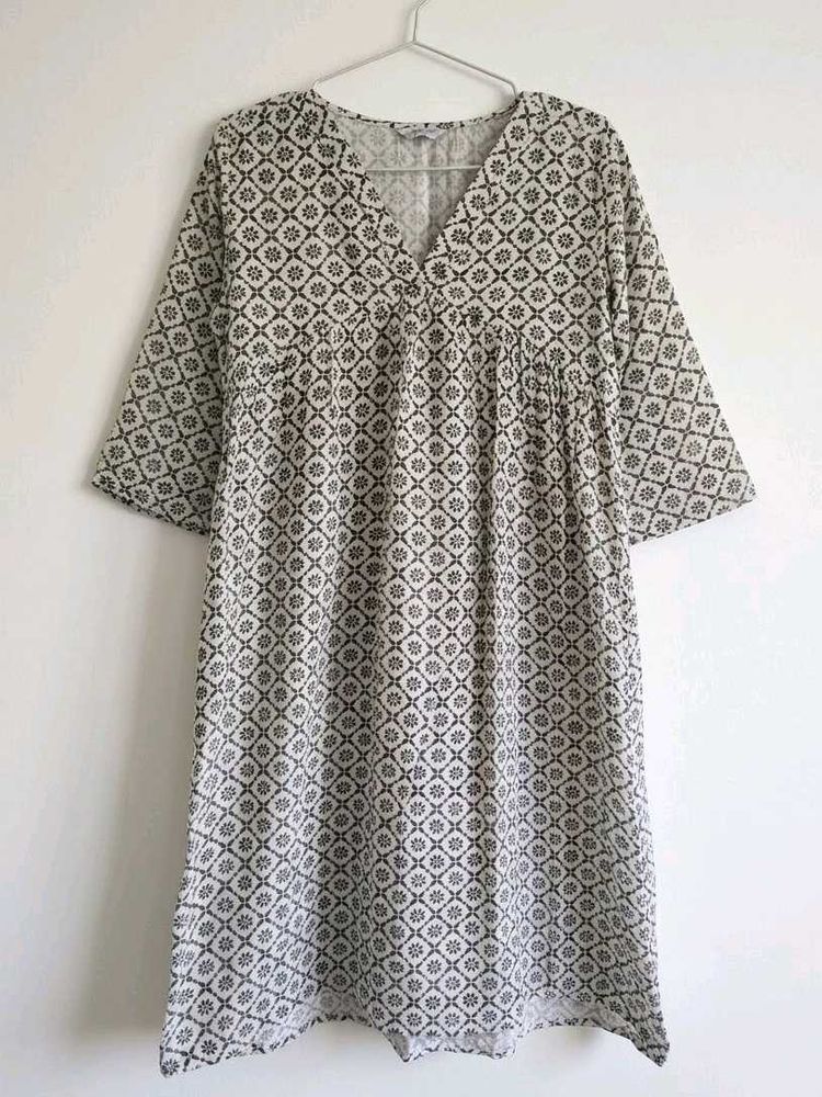 Bohemian Print Midi Dress