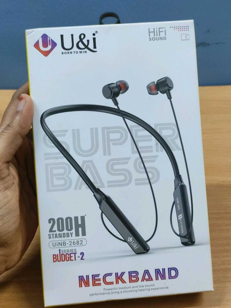 U&amp;i UINB-2682 Neckband Headphones