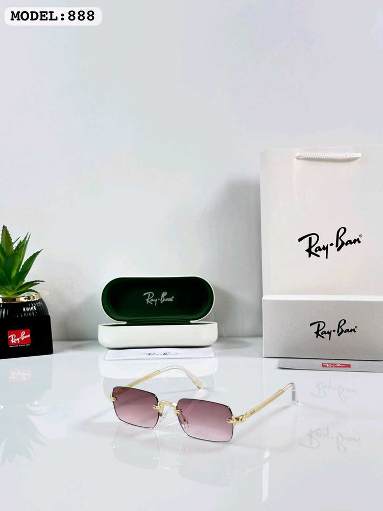 Ray-Ban Rimless Gradient Sunglasses