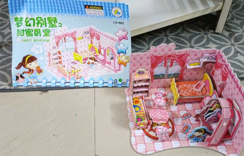 FIXED PRICE Doll House Bedroom Design