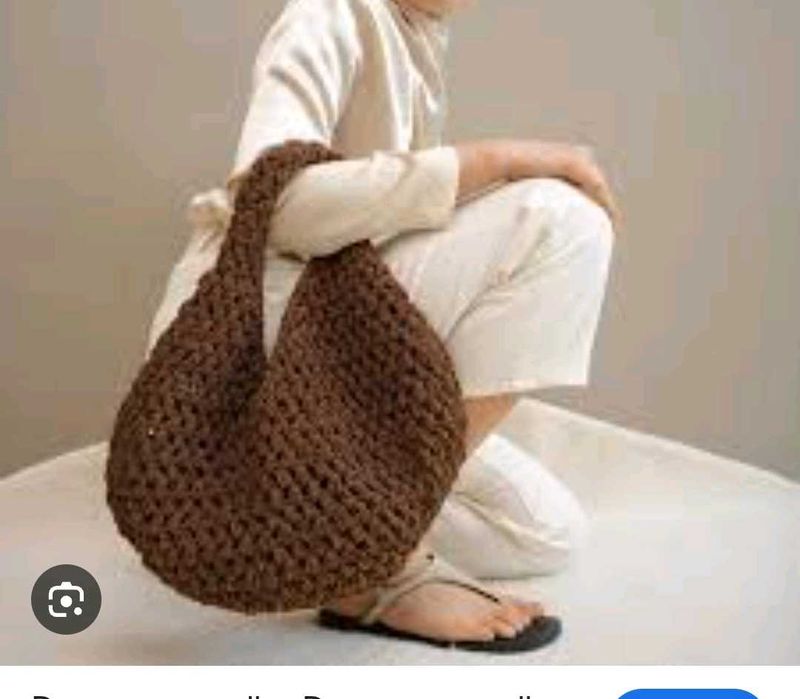 Chic Crochet Hobo Bag