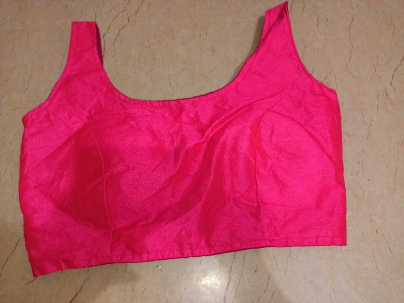 Pink Saree Blouse - Vibrant &amp; Stylish