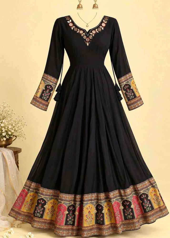 Beautiful Black Ethnic Gown