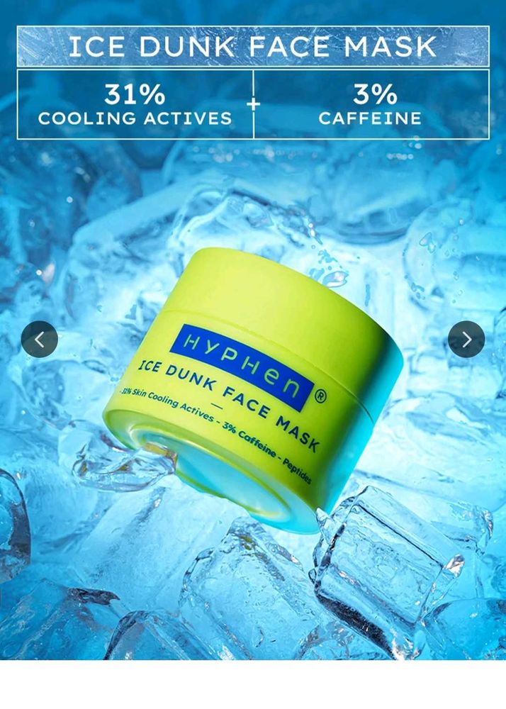 Hyphen Ice Dunk Instant Cooling Face Mask