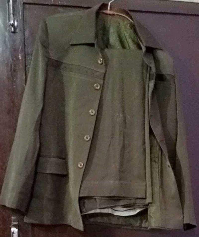 Classic Olive Green Suit
