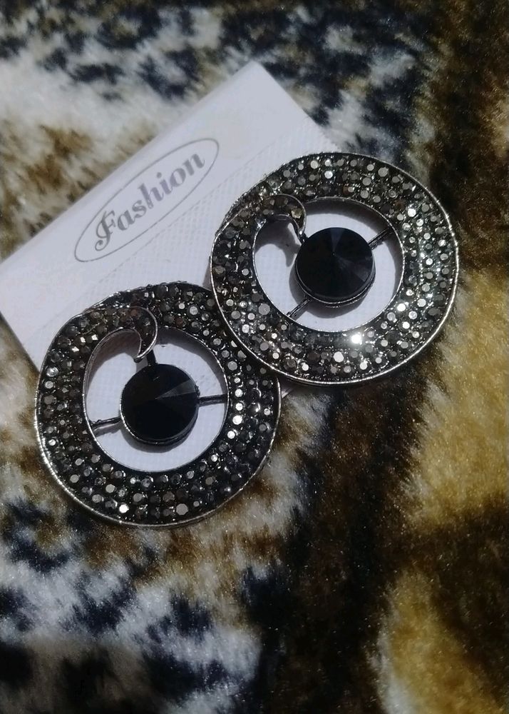 Earrings Oxidised
