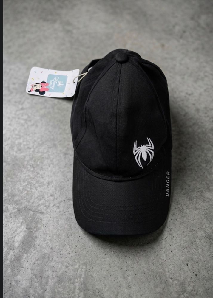 Spider-Man Themed Black Baseball Cap