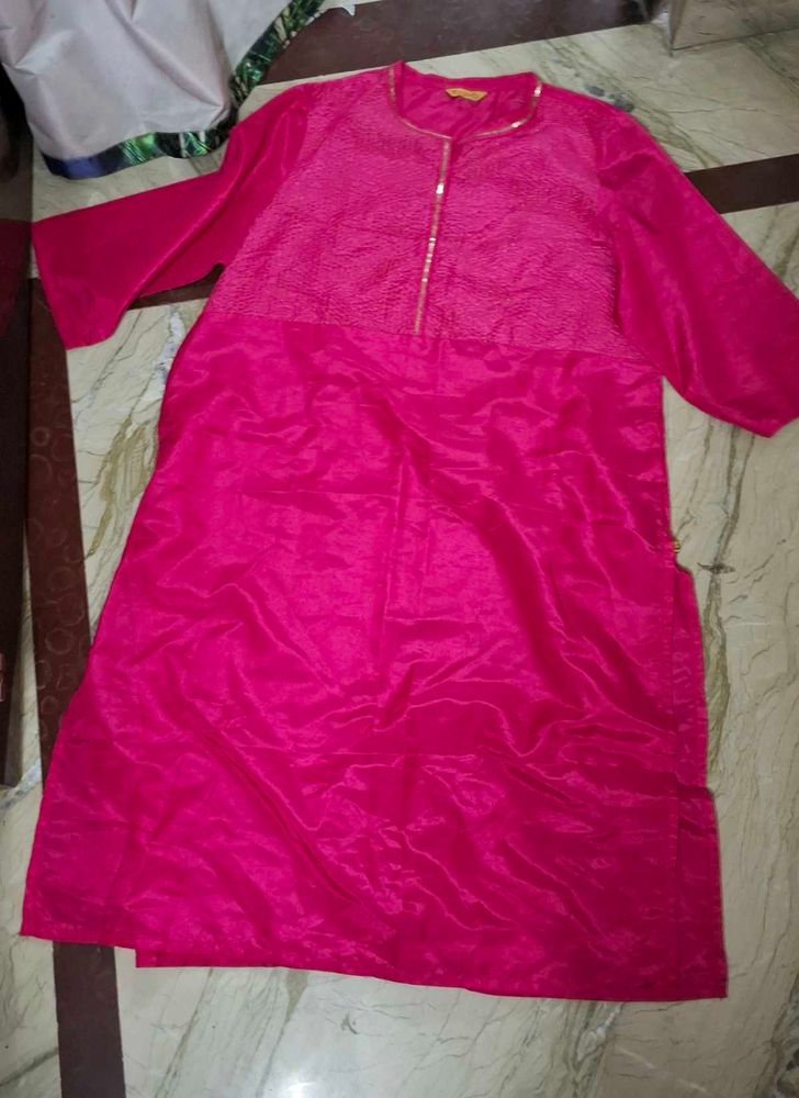 Rani Pink XXL Festive Kurta