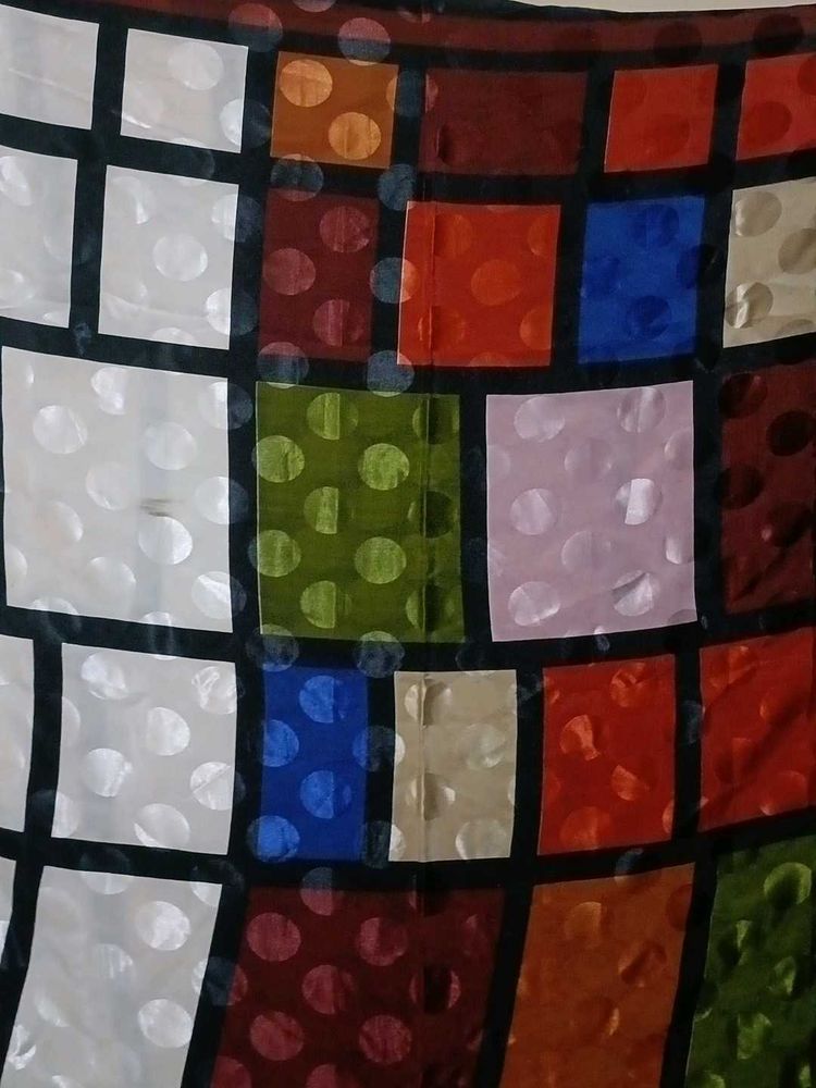 Colorful Patterned Fabric Piece