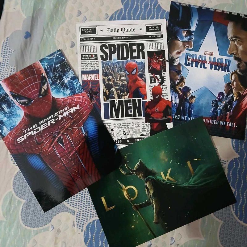 Marvel Superhero High quality Prints Bundle