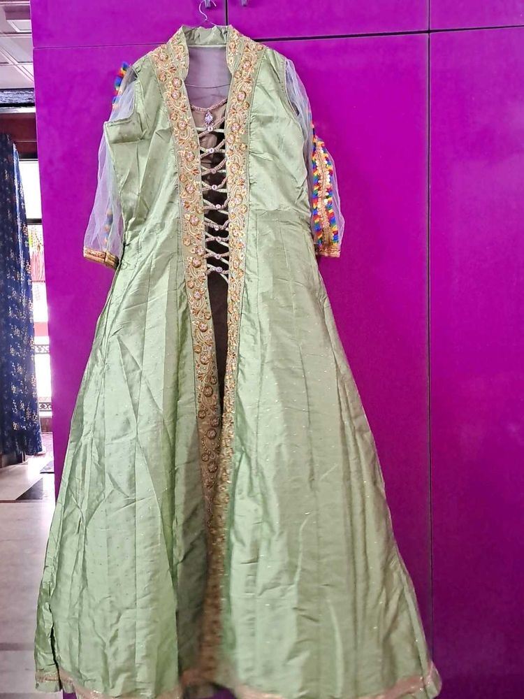 Designer long gown