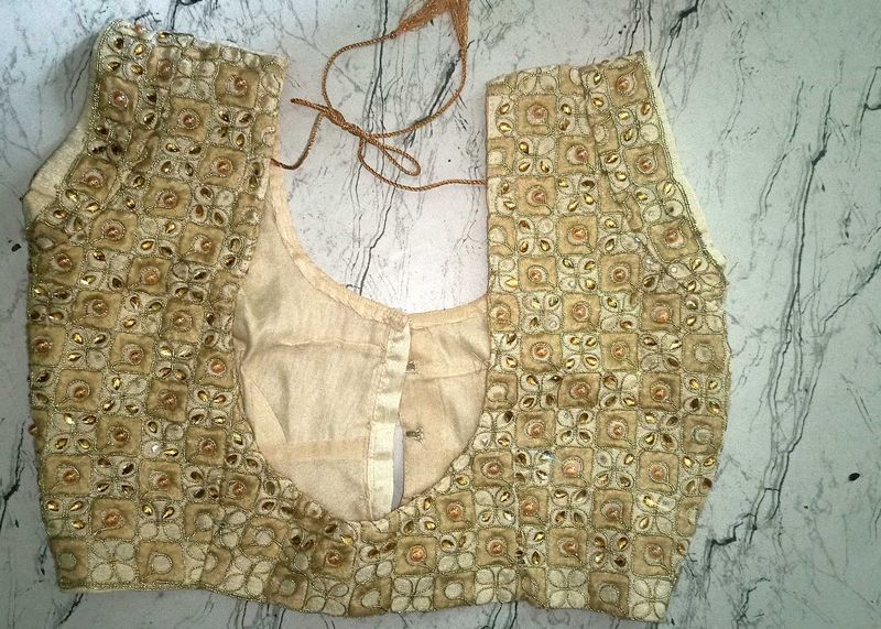 Embroidered Sari Blouse