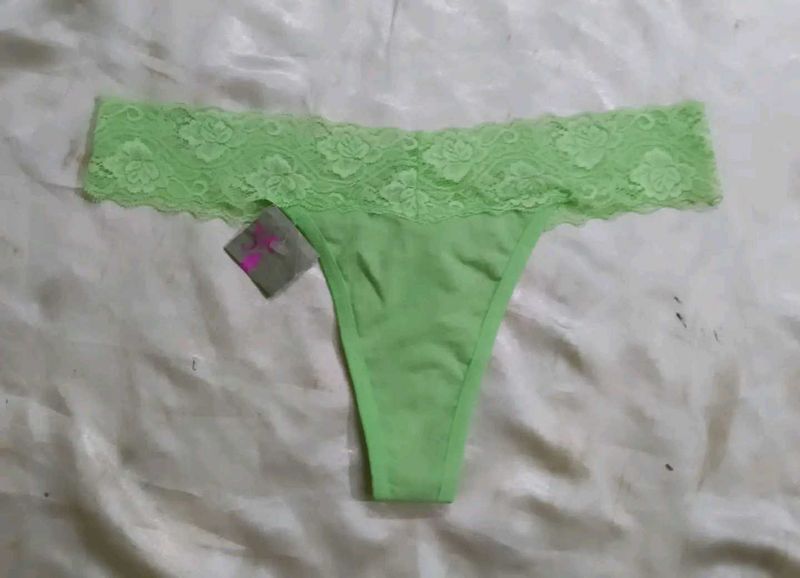 Lime Green Thong Lace panty